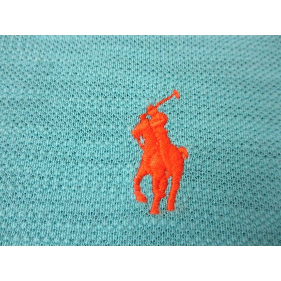 Ralph Lauren Polo Shirt Mens Extra Large XL Green Red Cotton Golf Golfer Preppy - Picture 5 of 11